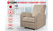 Массажное кресло реклайнер FUJIMO E-COMFORT CHAIR F3005 FEF Ваниль (Sakura 4)